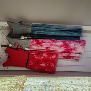 3 NWT Girls Evy Summer Dresses Size 10/12